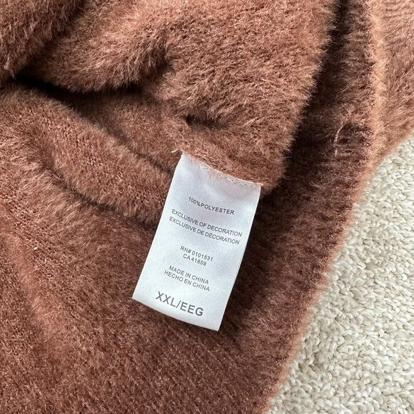 Sanrio Hello Kitty & Friends Graphic Brown Cardigan Women's Size XXL - Picture 4 of 7